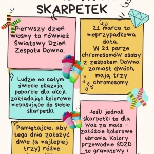 Dzień Kolorowych Skarpetek