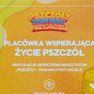 Warsztaty Pszczoły nasi mali przyjaciele. 