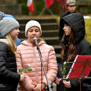 podczas obchodów 84. rocznicy egzekucji w lesie na Borze