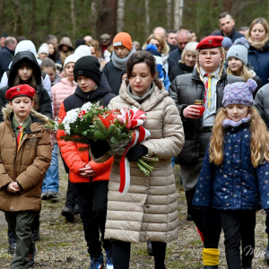 podczas obchodów 84. rocznicy egzekucji w lesie na Borze