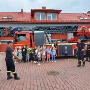 wizyta w Komendzie Powiatowej Państwowej Straży Pożarnej