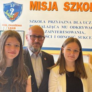 z Prezydentem Skarżyska - Kamiennej Arkadiuszem Boguckim