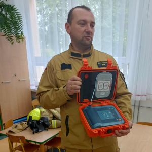  Europejski Dzień Przywracania Czynności Serca - spotkanie ze strażakami